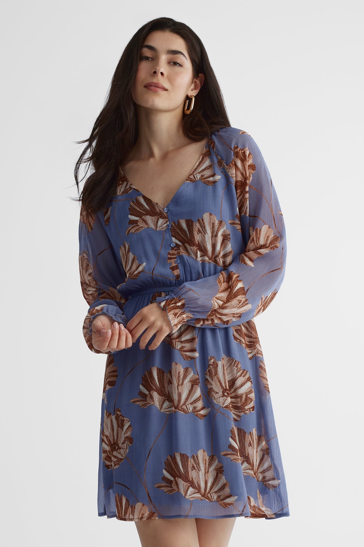 Robe confortable - Femme && BLEU MULTI