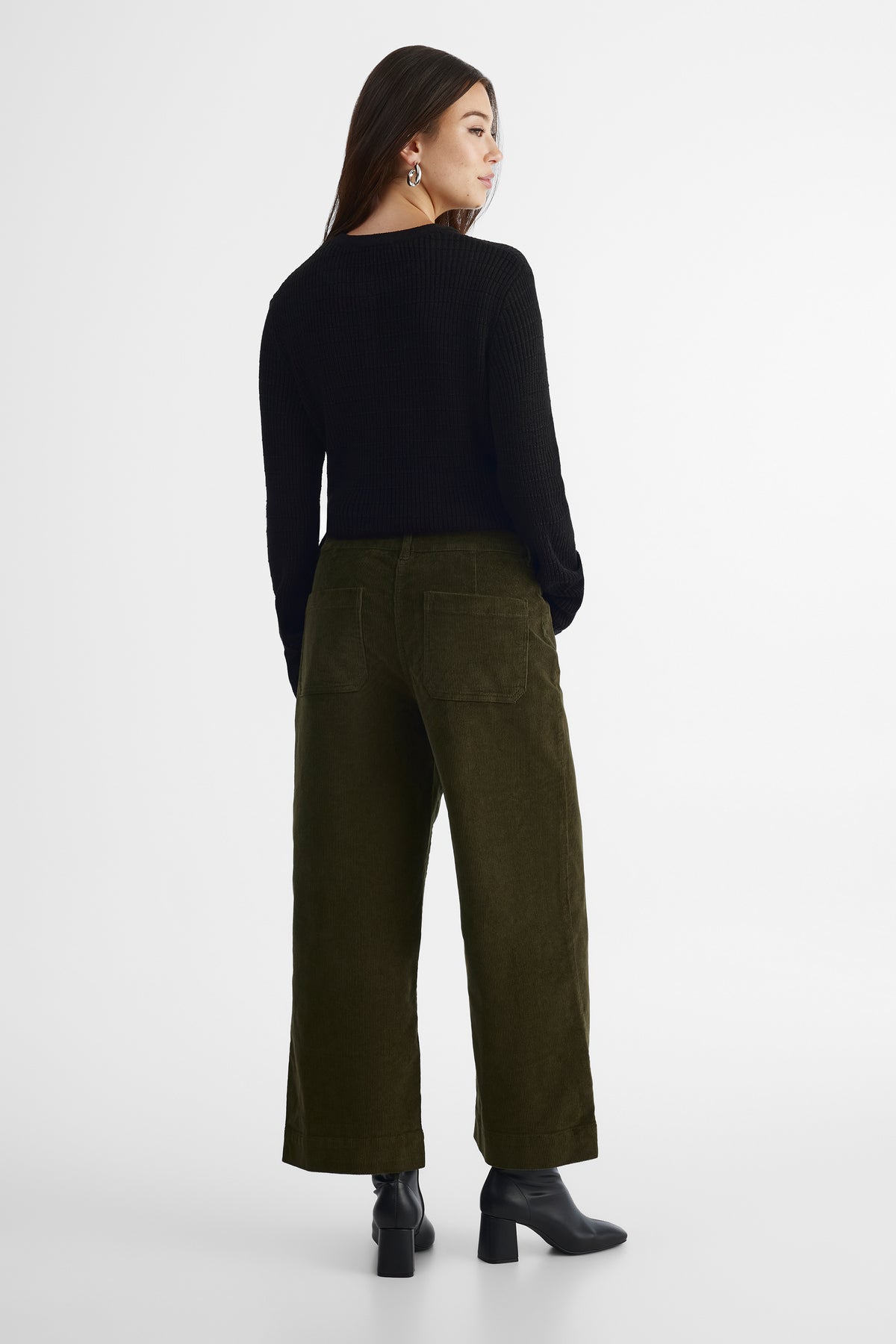 Pantalon à poches - Femme && OLIVE