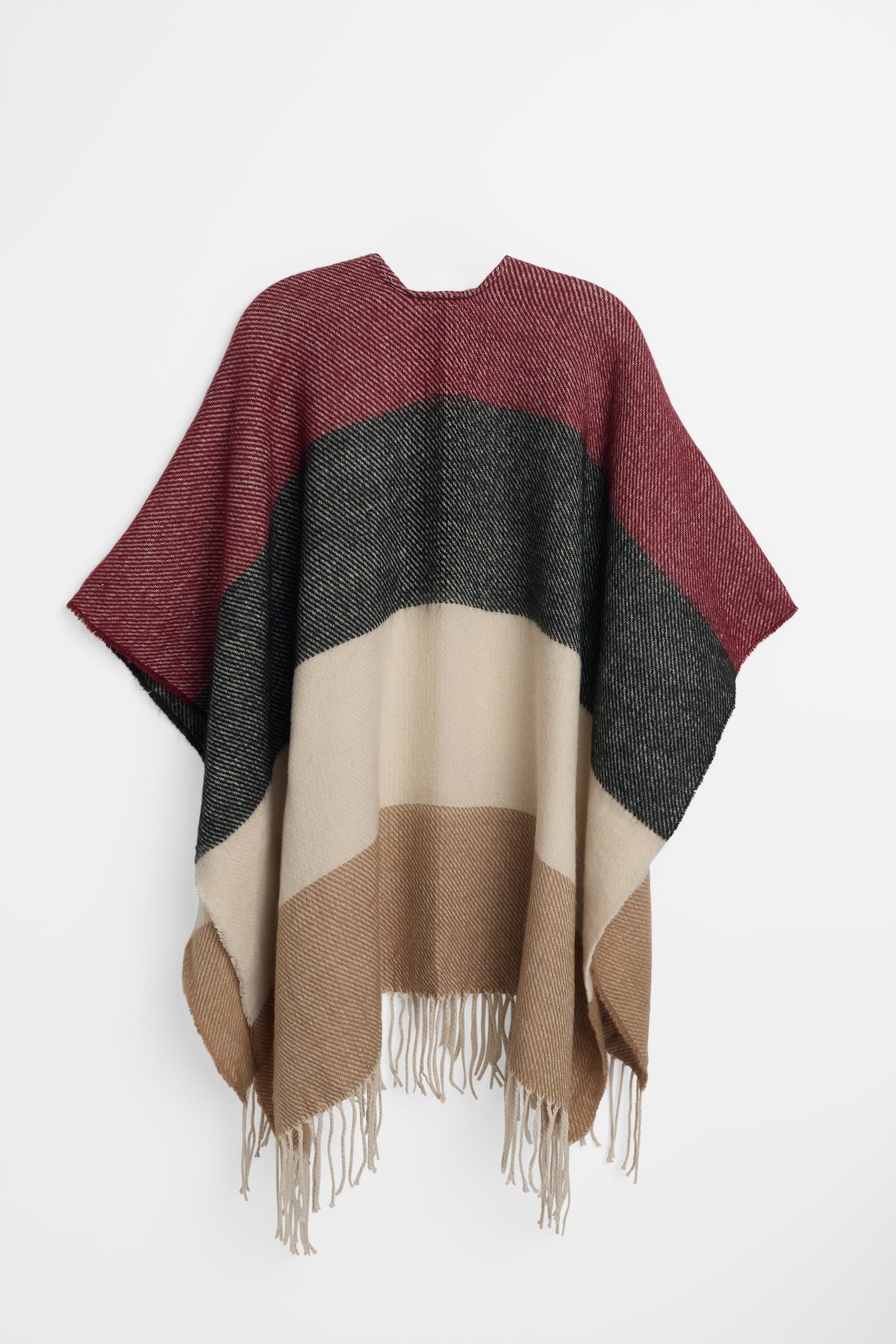 Cape confortable - Femme && ROUGE VIN