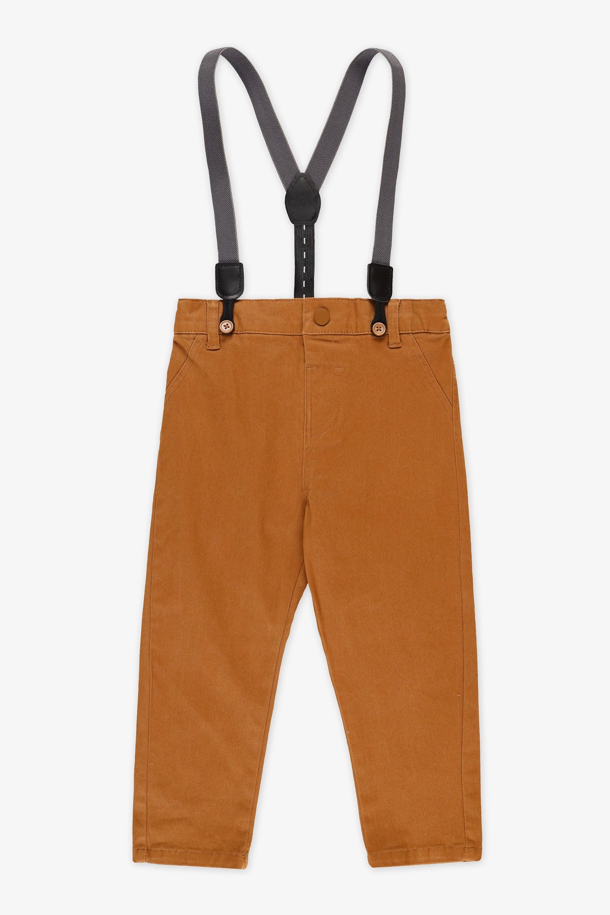 Pantalon extensible - Bébé garçon && BRUN