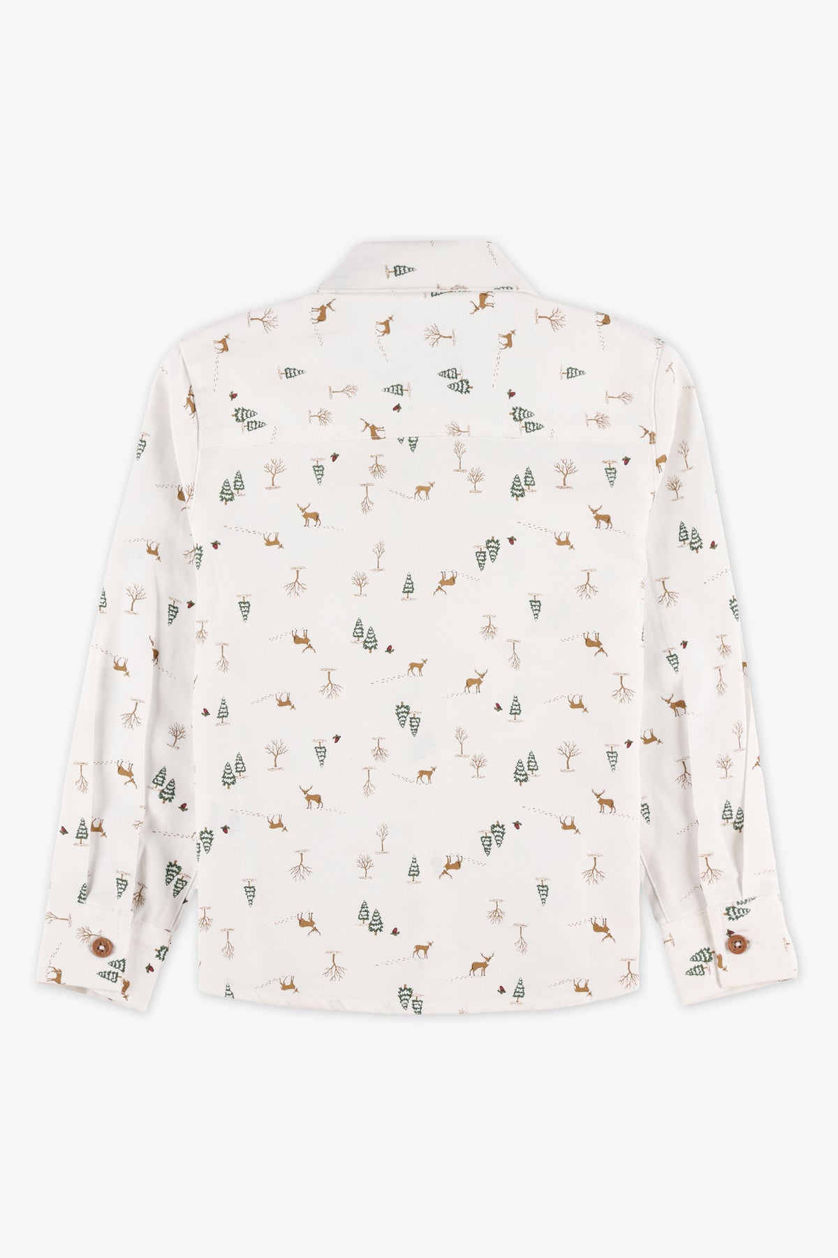 Chemise à manches longues - Bébé garçon && BEIGE/MULTI