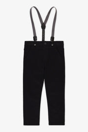 Pantalon extensible - Enfant garçon && NOIR