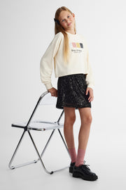 Chandail léger extensible - Ado fille && BLANC CASSÉ