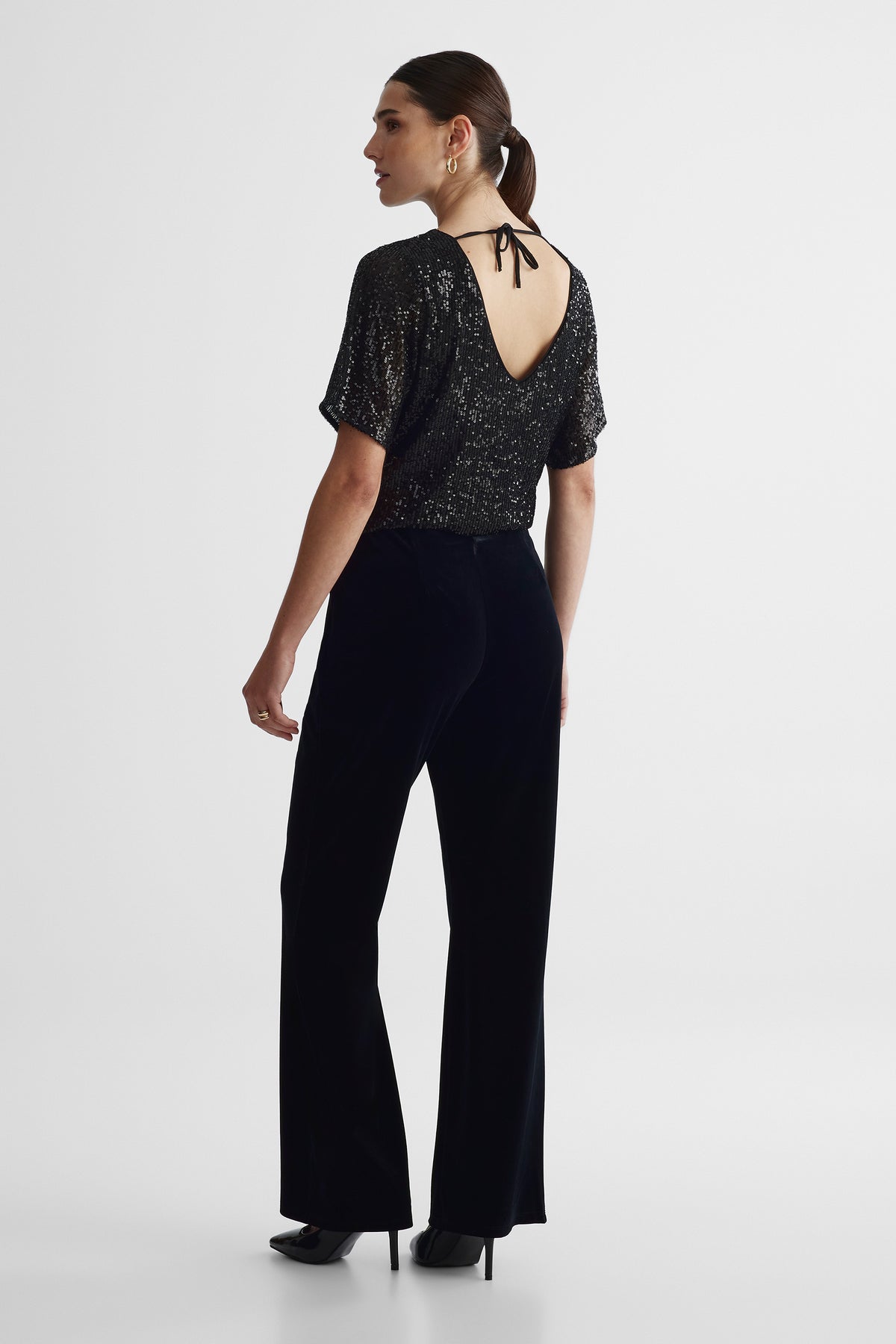 Pantalon extensible - Femme && NOIR