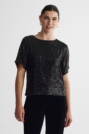 T-shirt extensible - Femme && NOIR