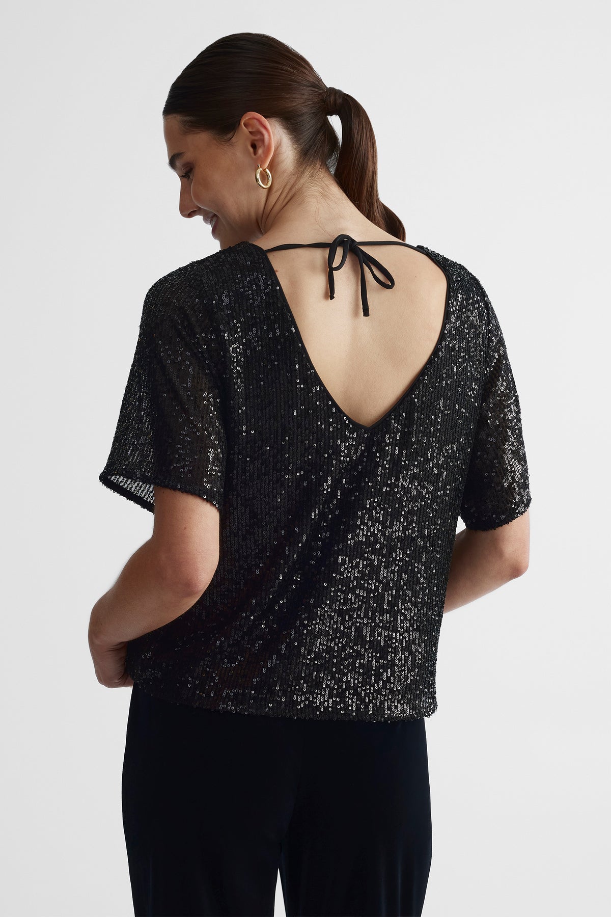 T-shirt extensible - Femme && NOIR