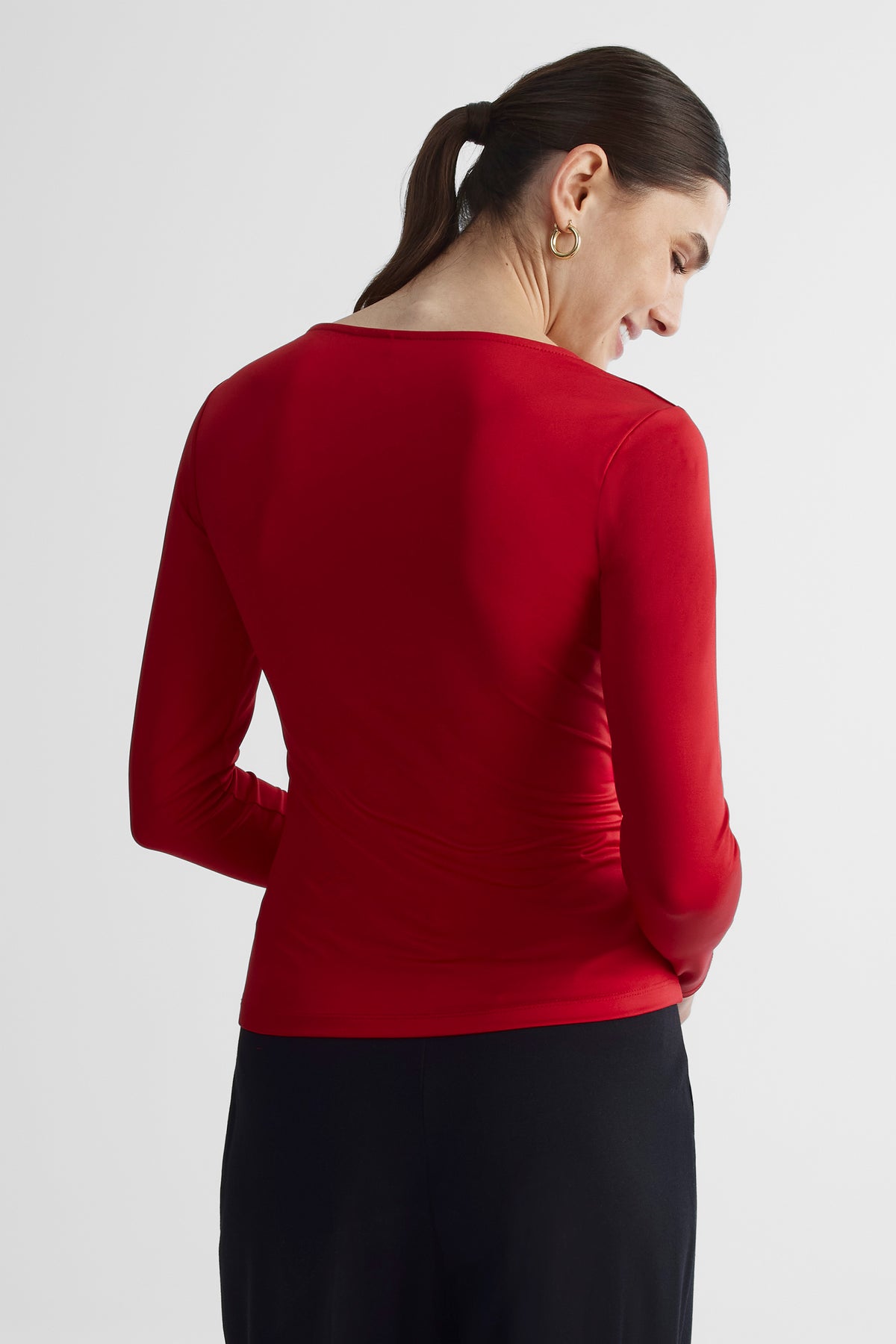 Chandail léger extensible - Femme && ROUGE