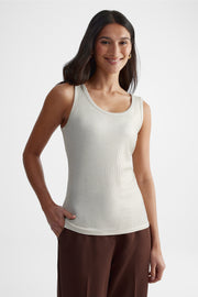 Camisole côtelée - Femme && OR