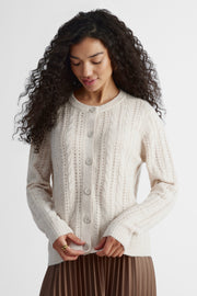 Cardigan extensible - Femme && OATMEAL