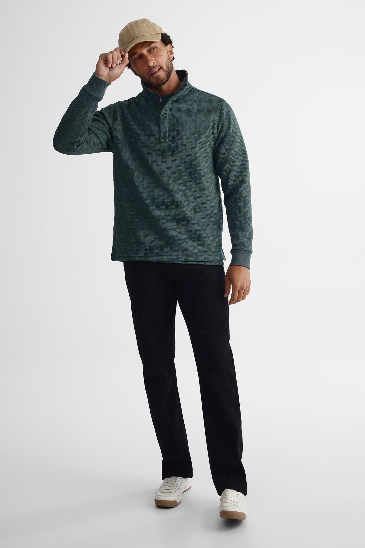 Chandail léger extensible - Homme && GRIS
