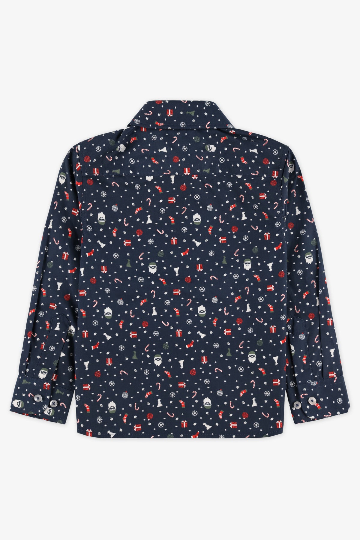 Chemise imprimée - Bébé garçon && BLEU MARINE MUL