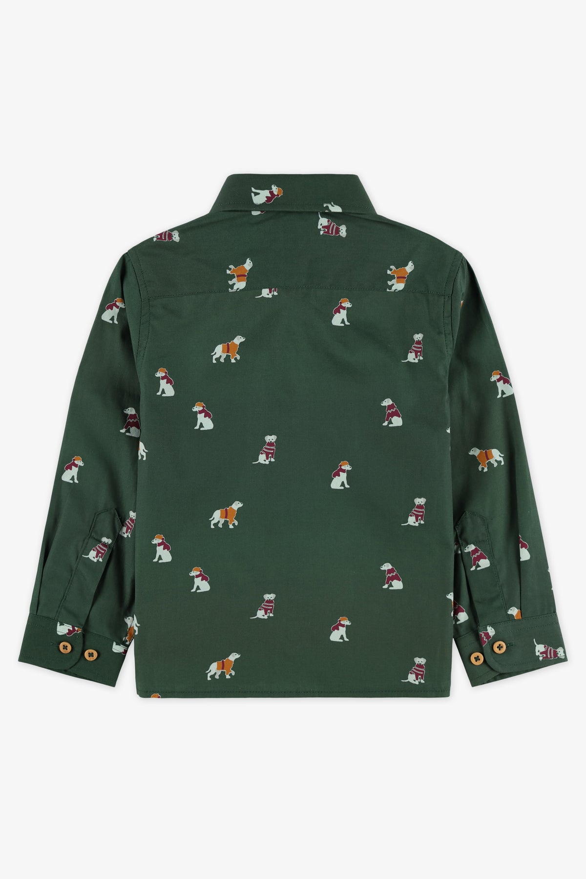 Chemise imprimée - Bébé garçon && VERT/MULTI