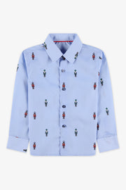 Chemise imprimée - Enfant garçon && BLEU MULTI