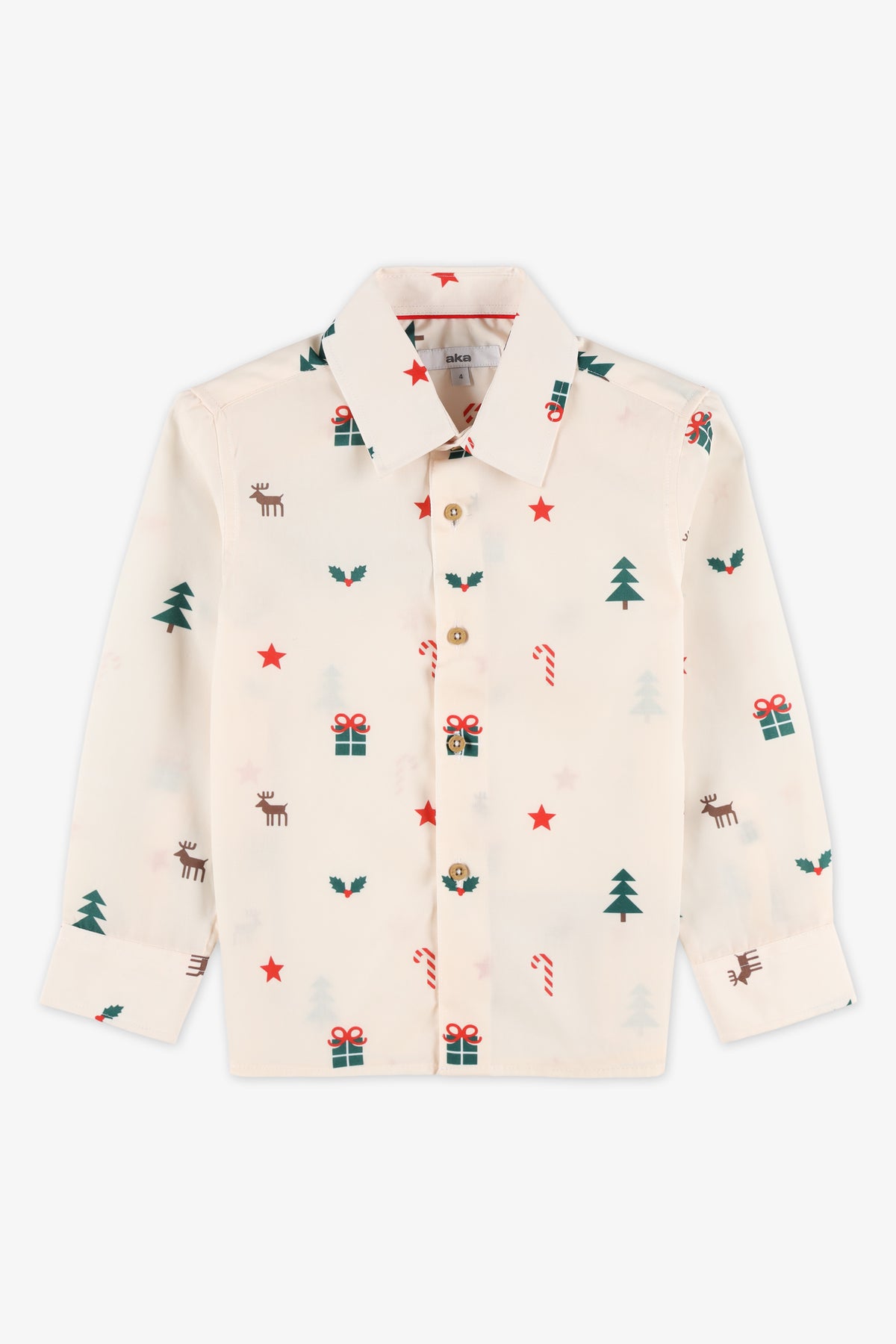 Chemise imprimée - Enfant garçon && CREME MULTI