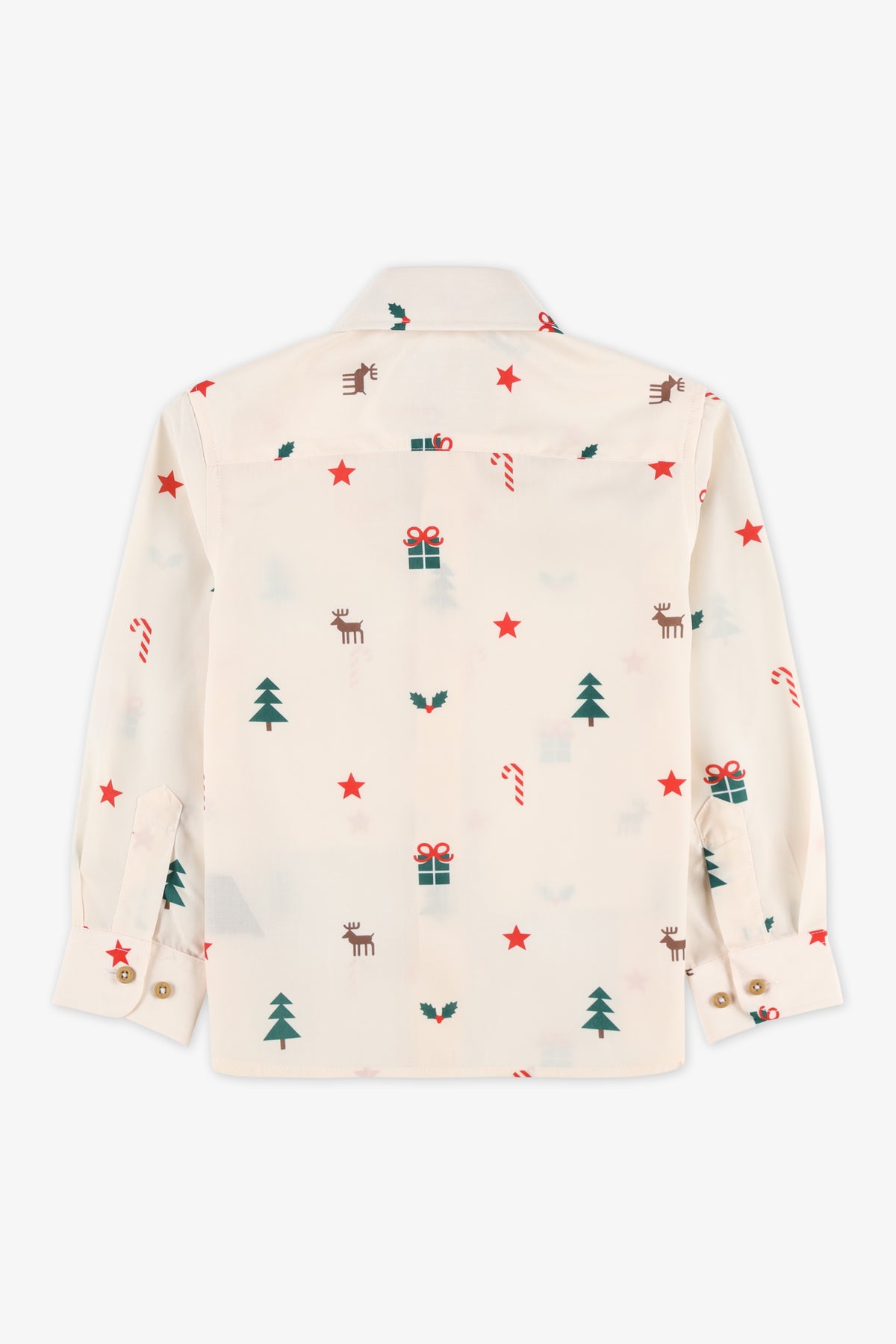 Chemise imprimée - Enfant garçon && CREME MULTI
