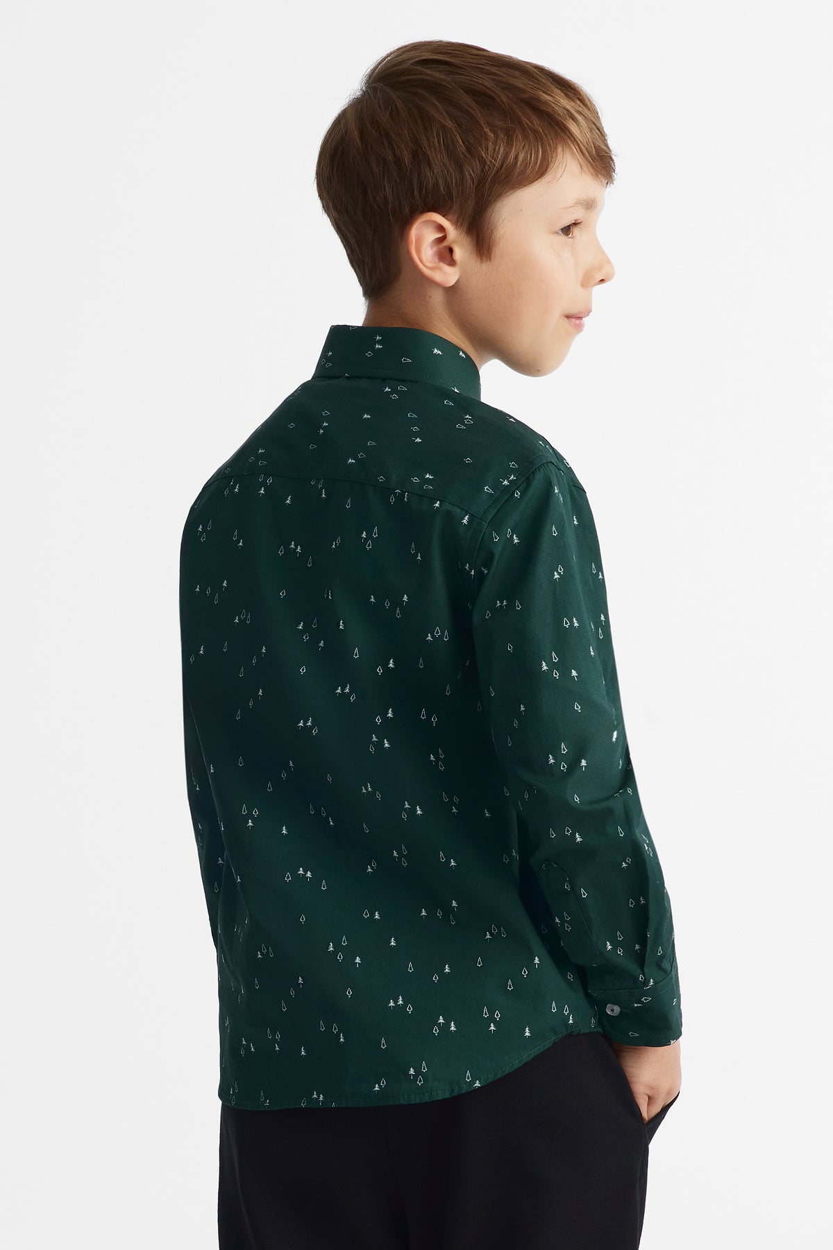 Chemise imprimée - Ado garçon && VERT/MULTI
