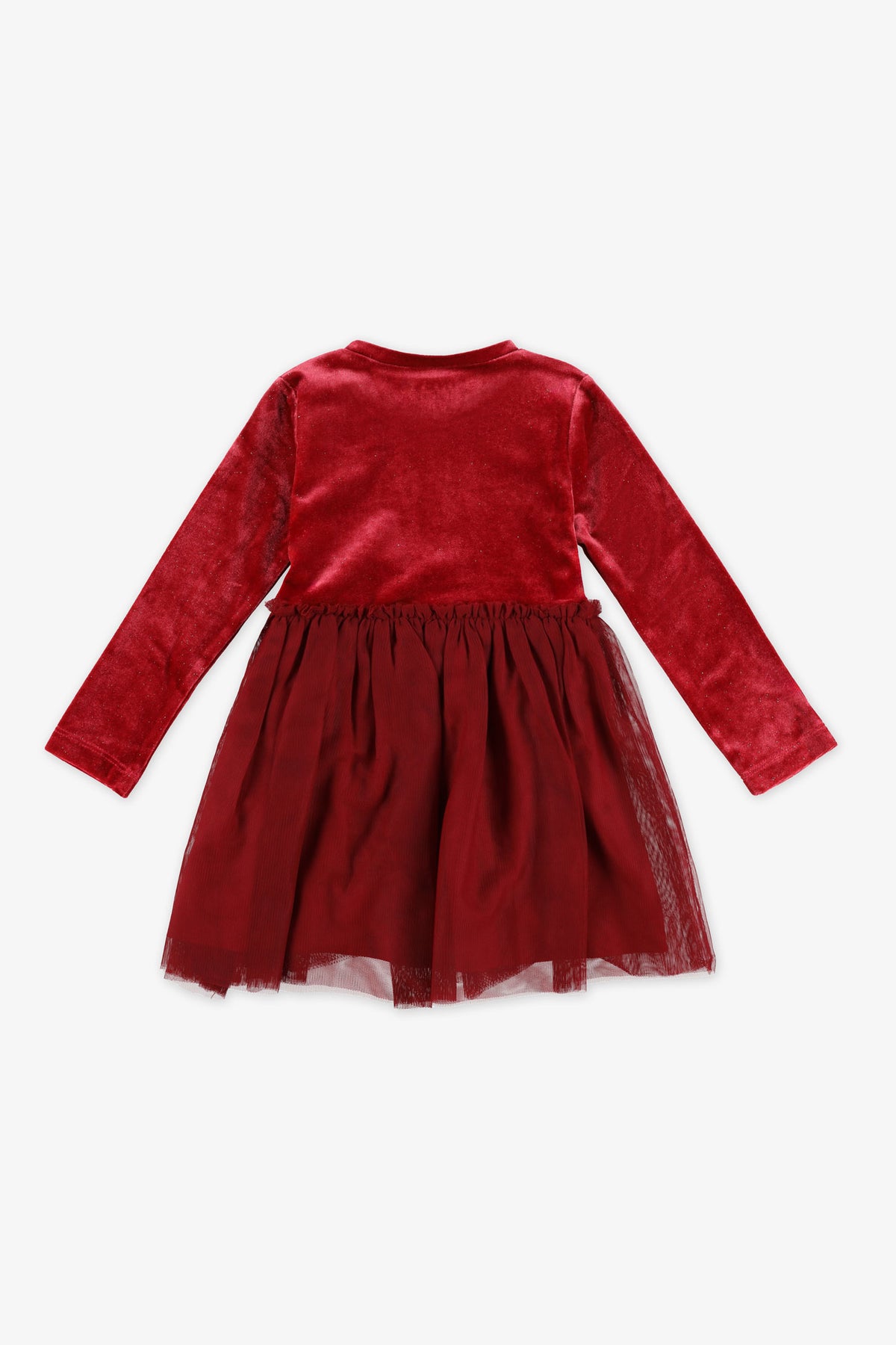 Robe à manches longues - Bébé fille && ROUGE