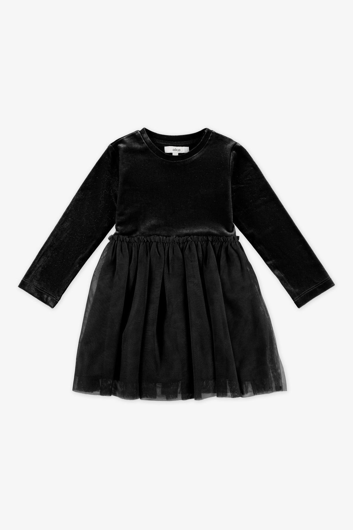 Robe à manches longues - Bébé fille && NOIR