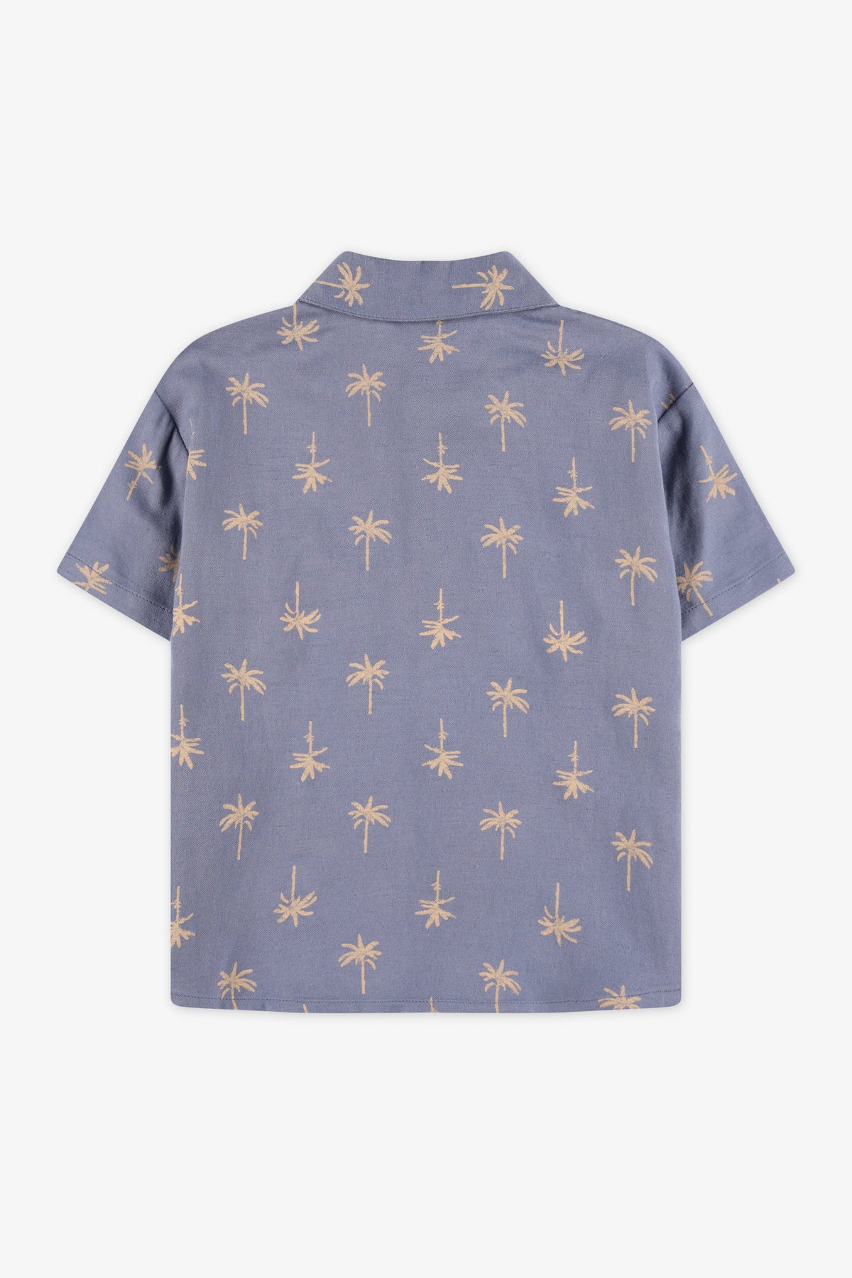 Chemise à manches courtes avec nœud papillon - Bébé garçon && BLEU MULTI