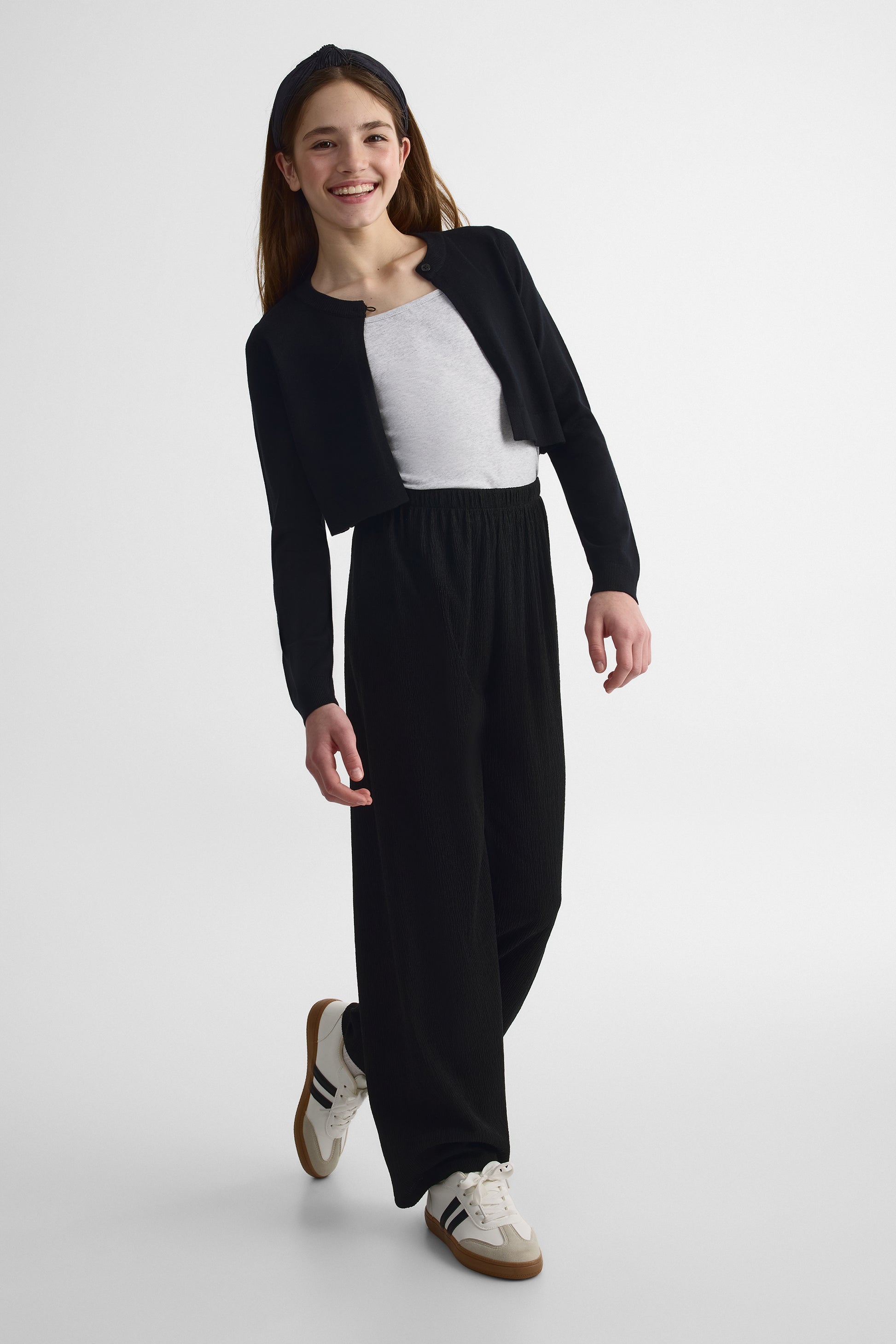 Boléro en tricot - Ado fille && NOIR