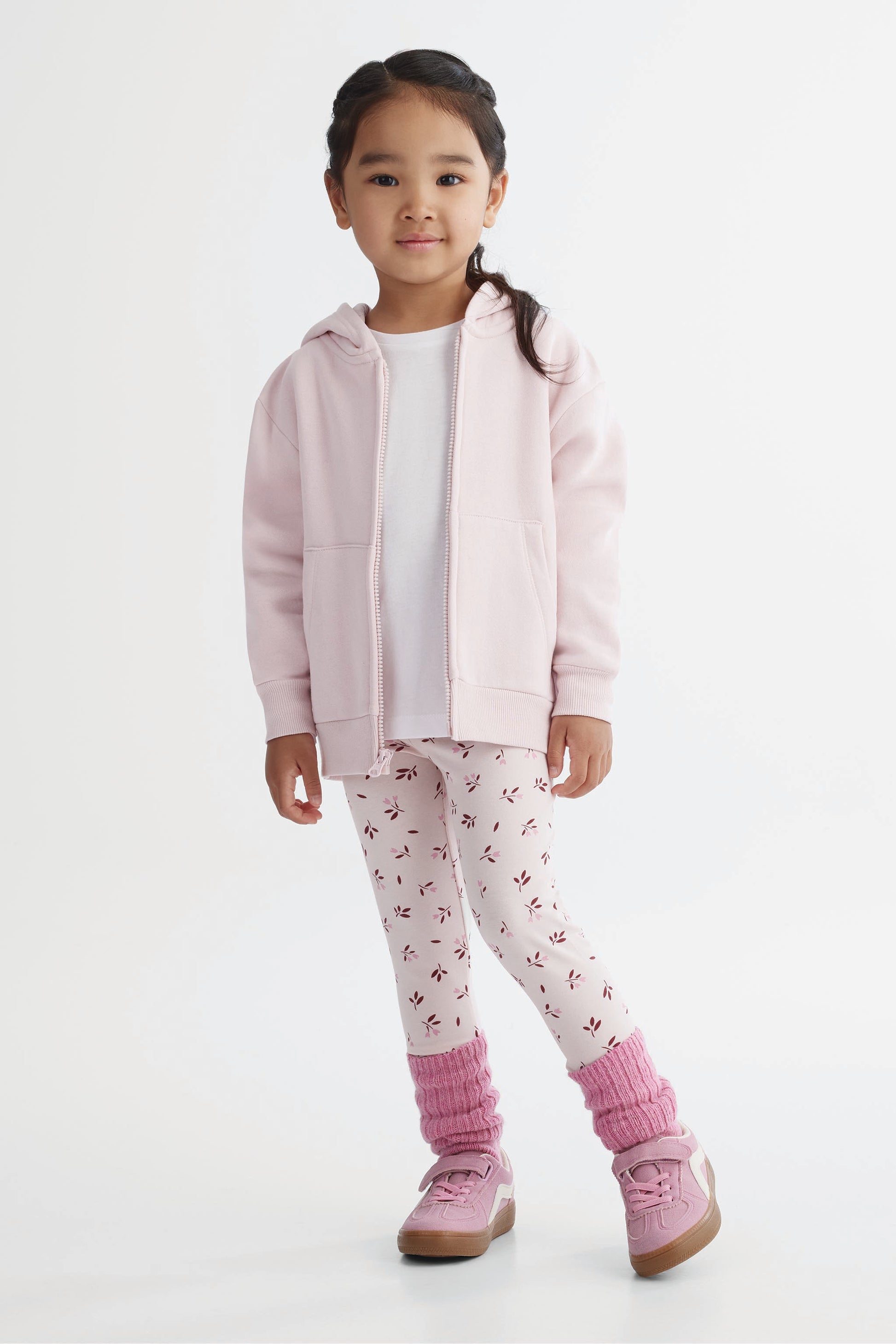 Legging - Enfant fille && CHARBON/MULTI
