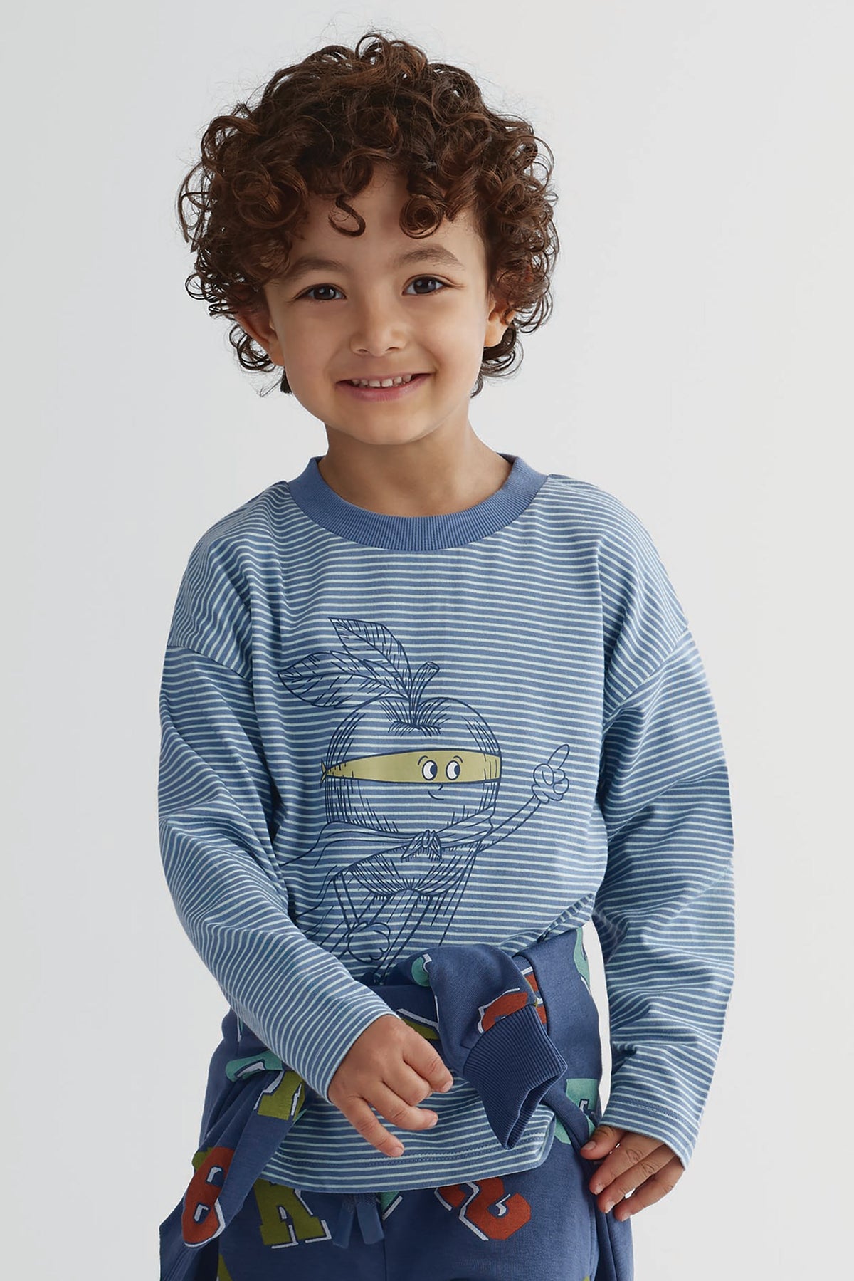 Chandail léger - Enfant garçon && BLEU MULTI