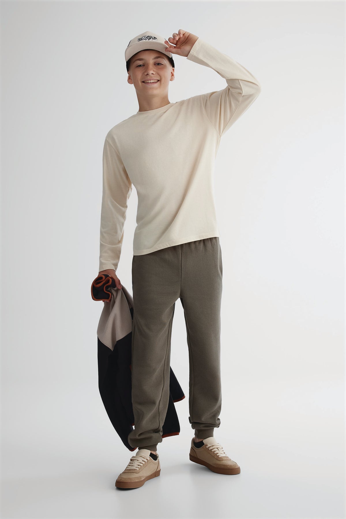 Multipack de pantalons ouatés - Ado garçon && GRIS