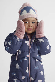 Tuque péruvienne d'hiver - Bébé fille && ROSE