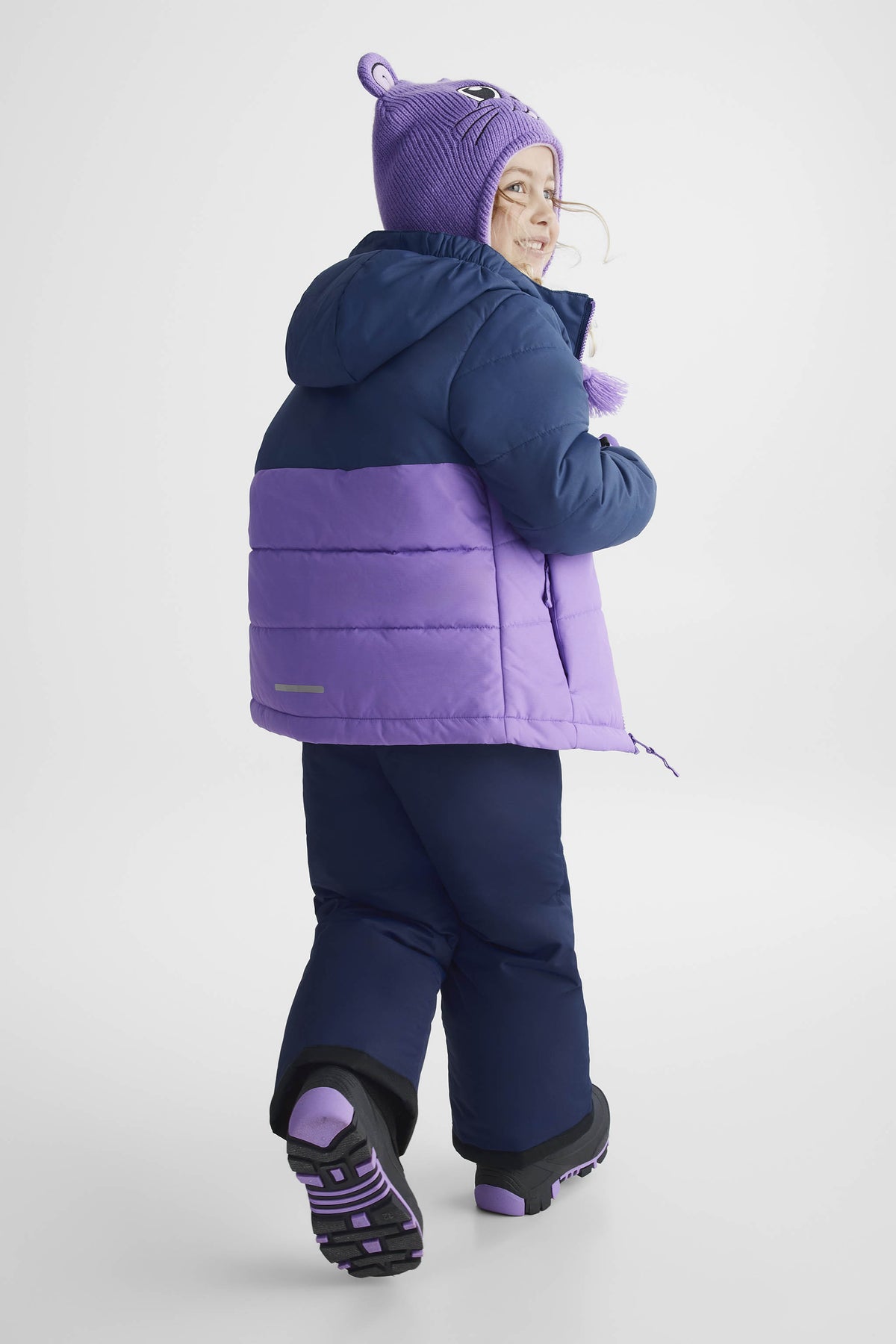 Ensemble d'hiver 2 pièces isolé - Enfant fille && MARIN