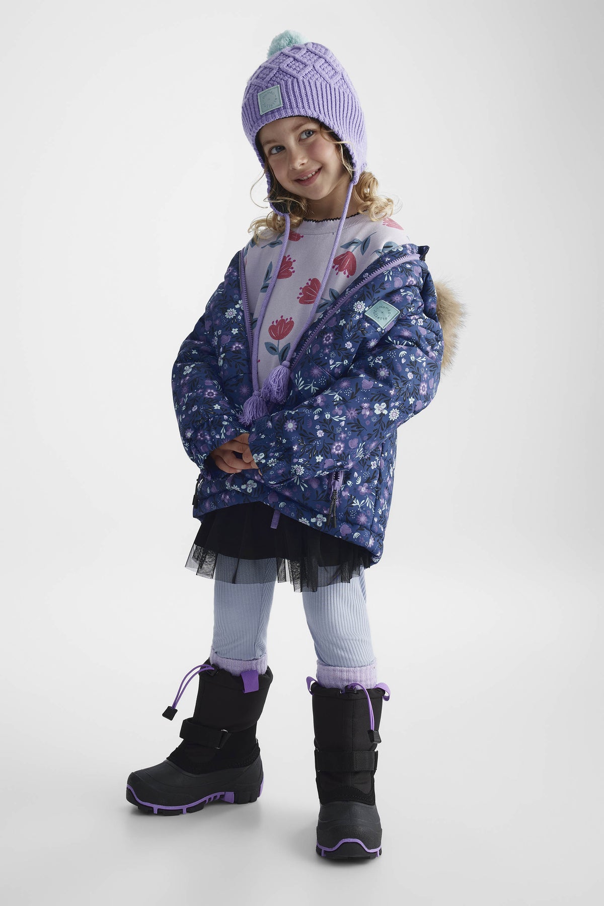 Ensemble deux pièces isolé - Enfant fille && BLEU MULTI