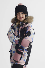 Mitaines isolées d'hiver - Enfant fille && ROSE