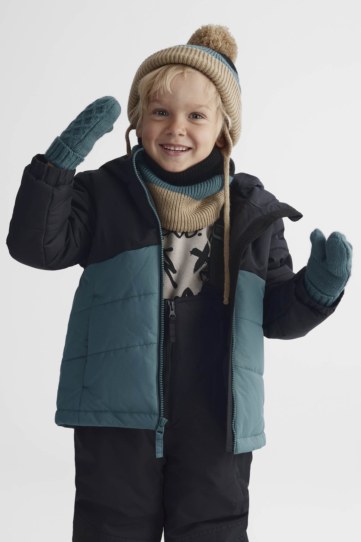 Combo tuque et cache-cou - Enfant garçon && BRONZÉ
