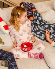 Ensemble imprimé - Enfant fille && ROSE MULTI